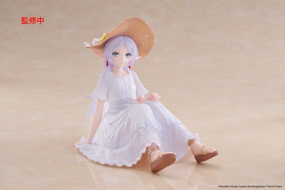 Frieren: Beyond Journey’s End PVC Szobor Desktop Cute Figura Frieren Summer Dress Ver. 13 cm