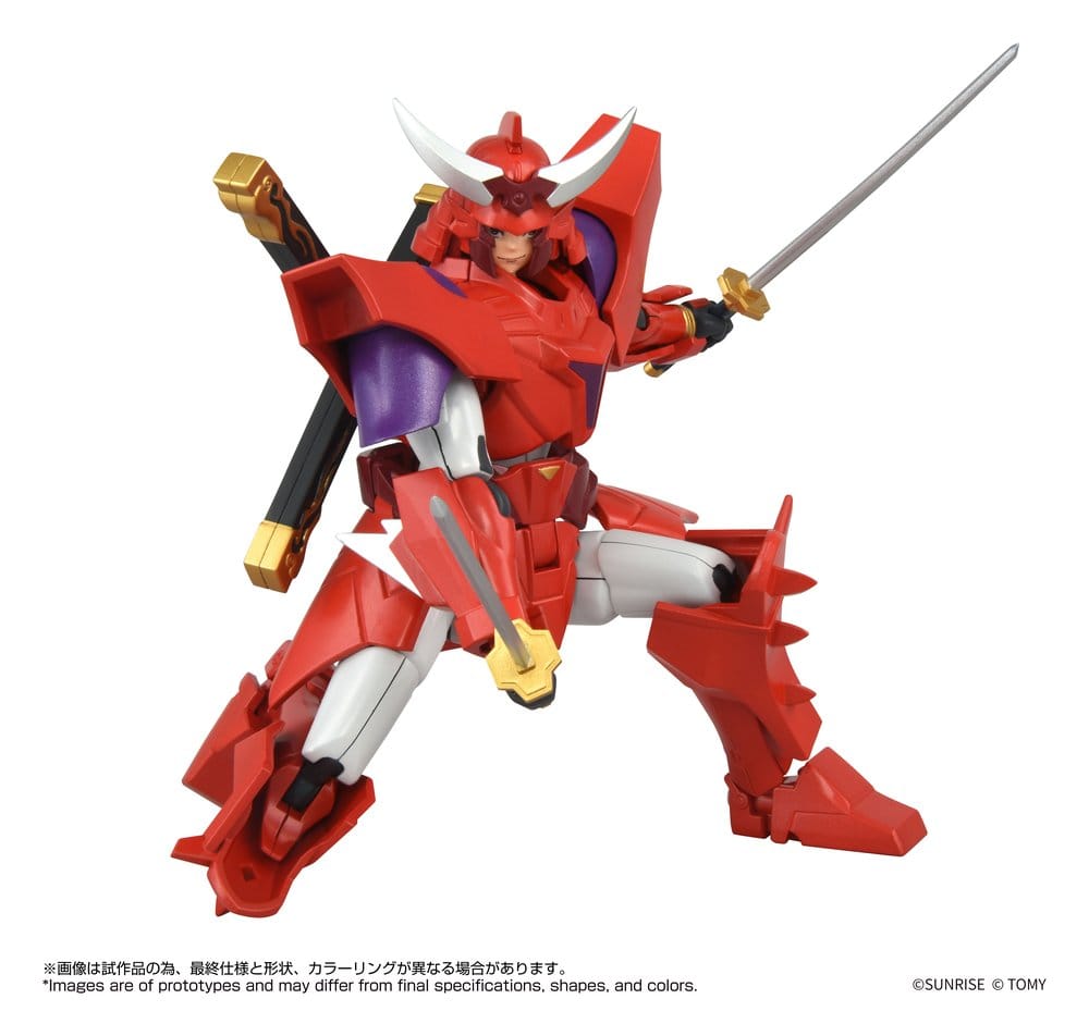 Yoroi Shin Den Samurai Troopers Toyrise Akciófigura Gai of the Heat 15 cm