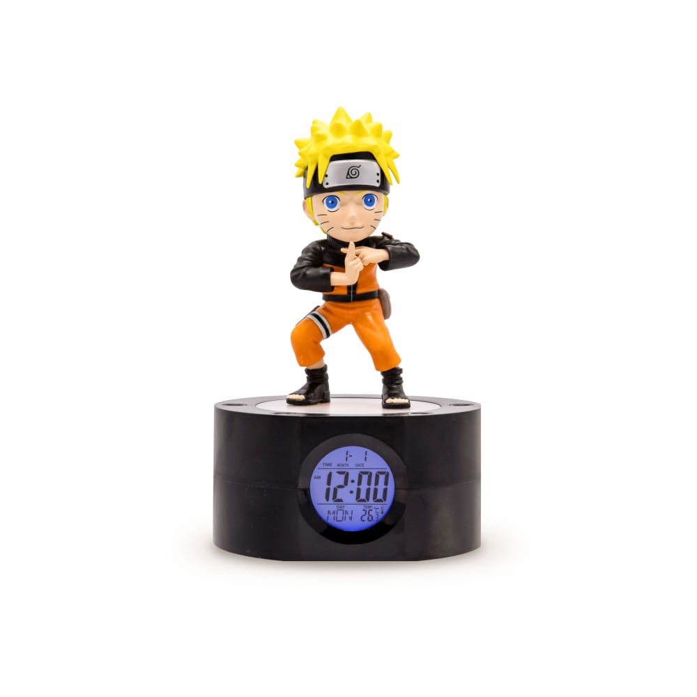 Naruto Shippuden Ébresztőóra Fénnyel Naruto 18 cm