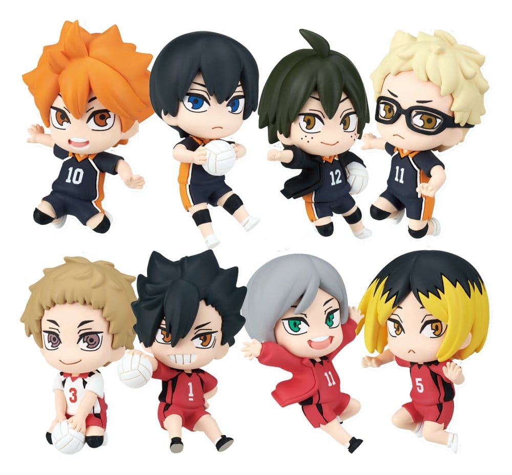 Haikyu!! Twinchees Dangler Mini Figurák Defofig! 5 cm Blind Csomag Készlet (24)