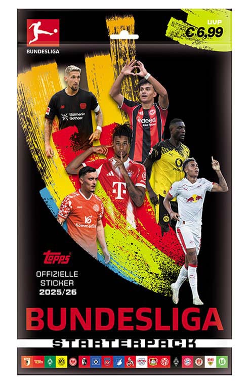 Bundesliga 2025/26 Matrica Starter Csomag *Német Nyelvű Verzió*