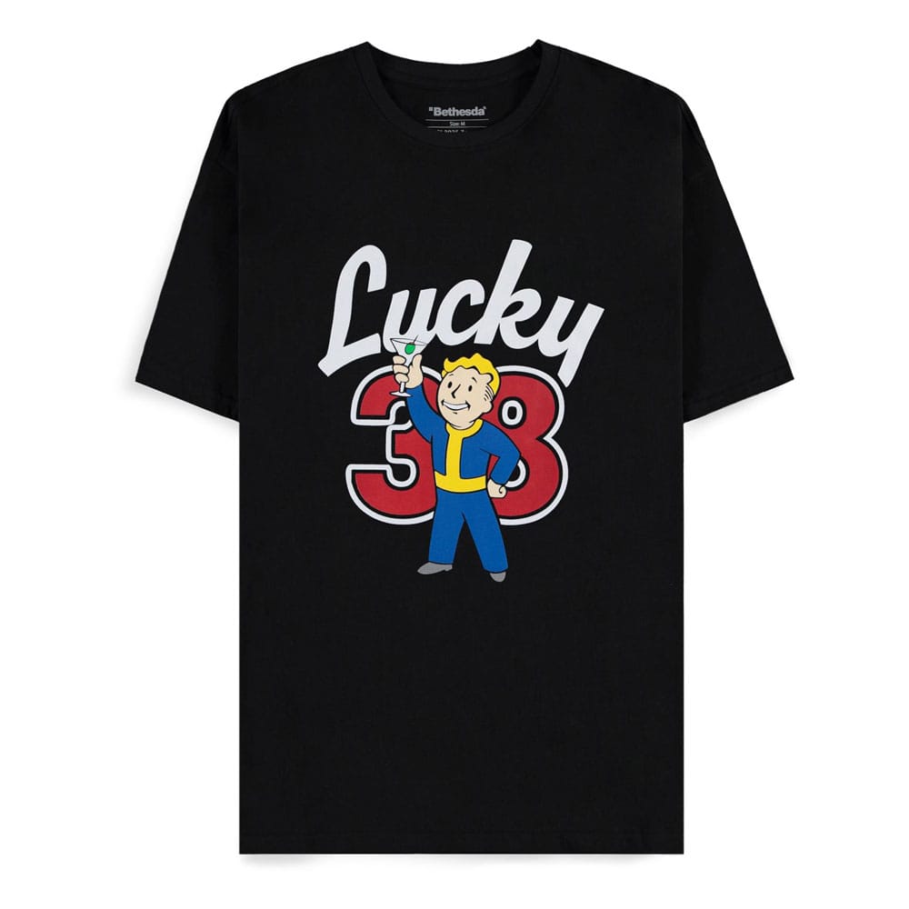 Fallout Póló Lucky 38 Cocktail Size M