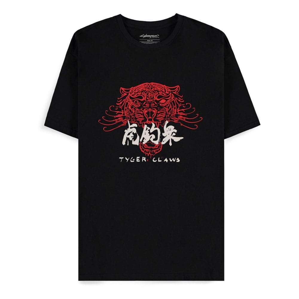 Cyberpunk 2077 Póló Tiger Claws Size S