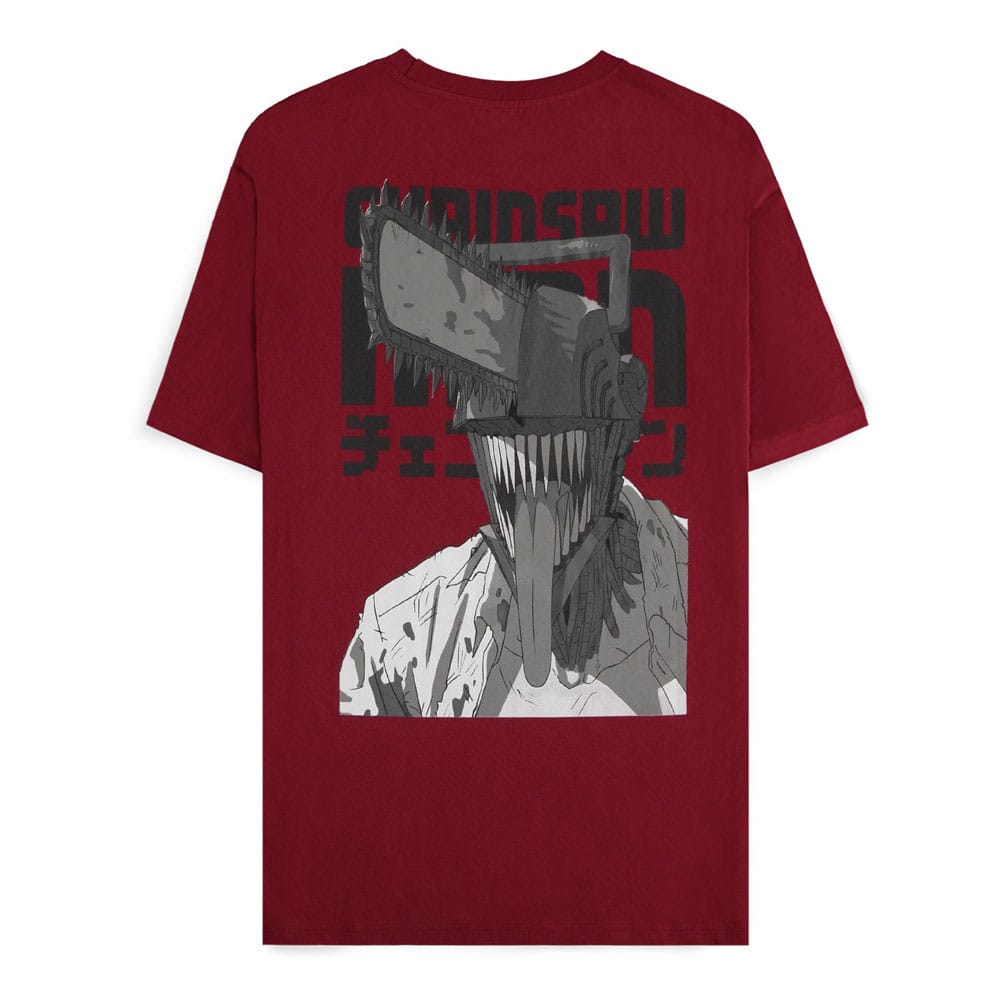 Chainsaw Man Póló Smile Bordeaux  Size L