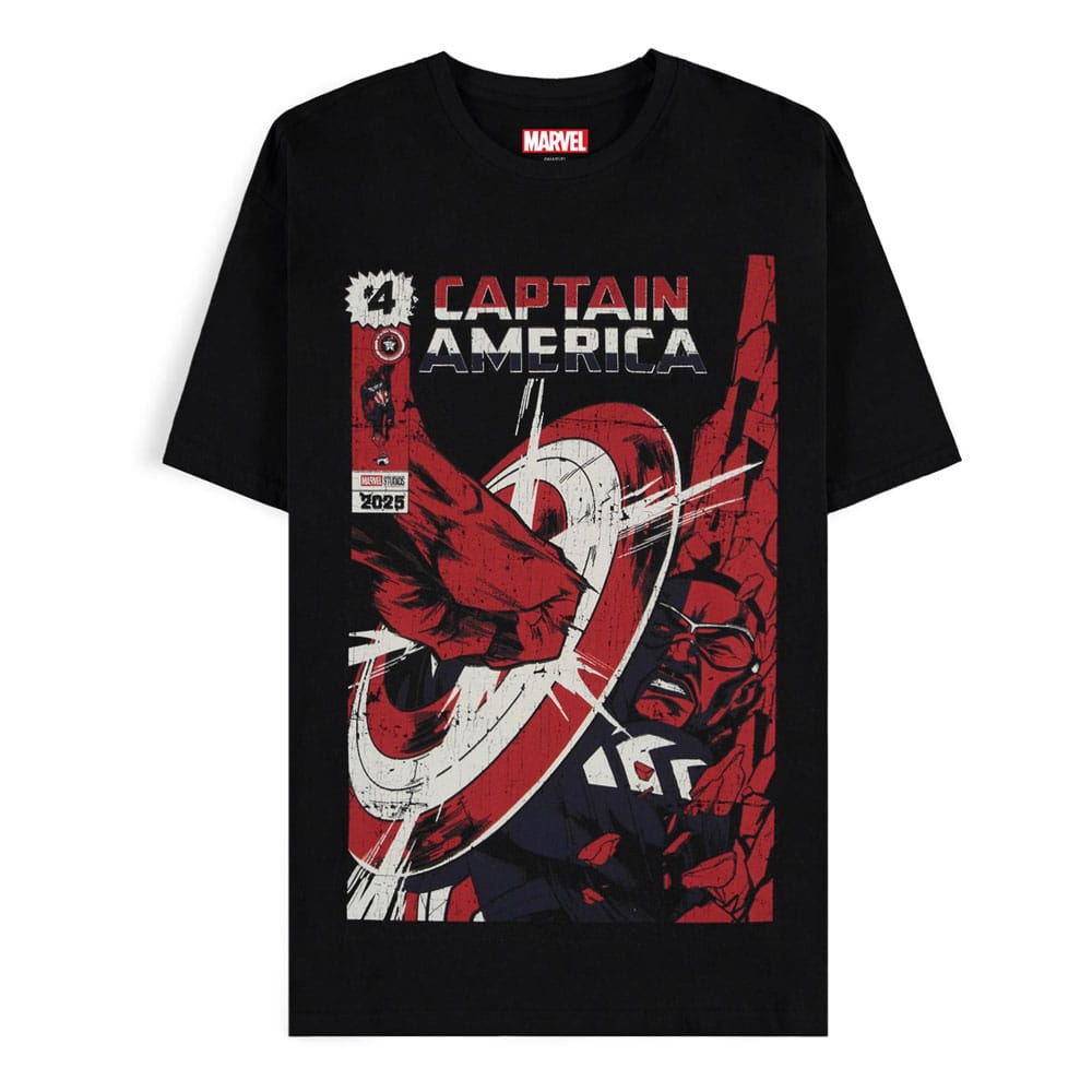 Captain America Brave New World Póló Retro Size L