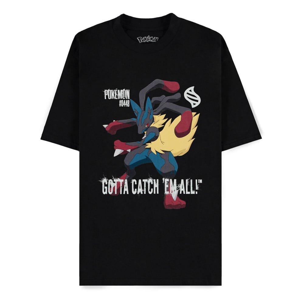 Pokémon Mega Evolutions Póló Mega Lucario Gotta Catch Em All Size XL