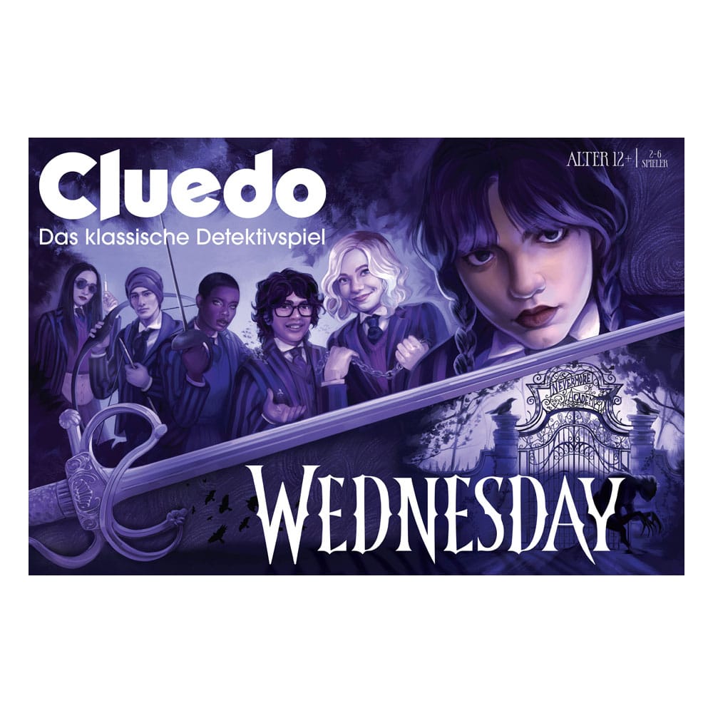Wednesday Társasjáték Clue *Német Nyelvű Verzió*