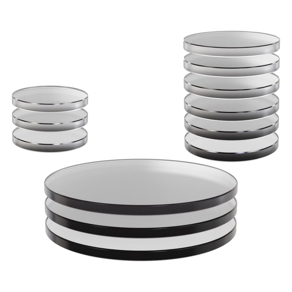 WizKids Deep Cuts Clear Bases for Miniatures 12-Csomag