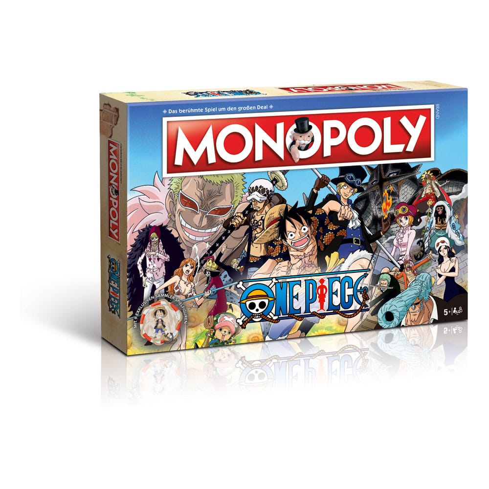 Monopoly Társasjáték One Piece (New Case) *Német Nyelvű Verzió*
