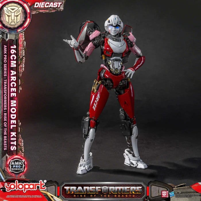 Transformers: Rise of the Beasts AMK Pro Series Modellkészlet Arcee 15 cm