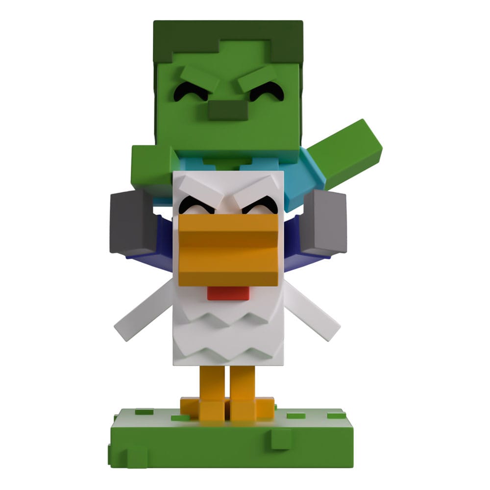 Minecraft Vinyl Figura Chicken Jockey 12 cm
