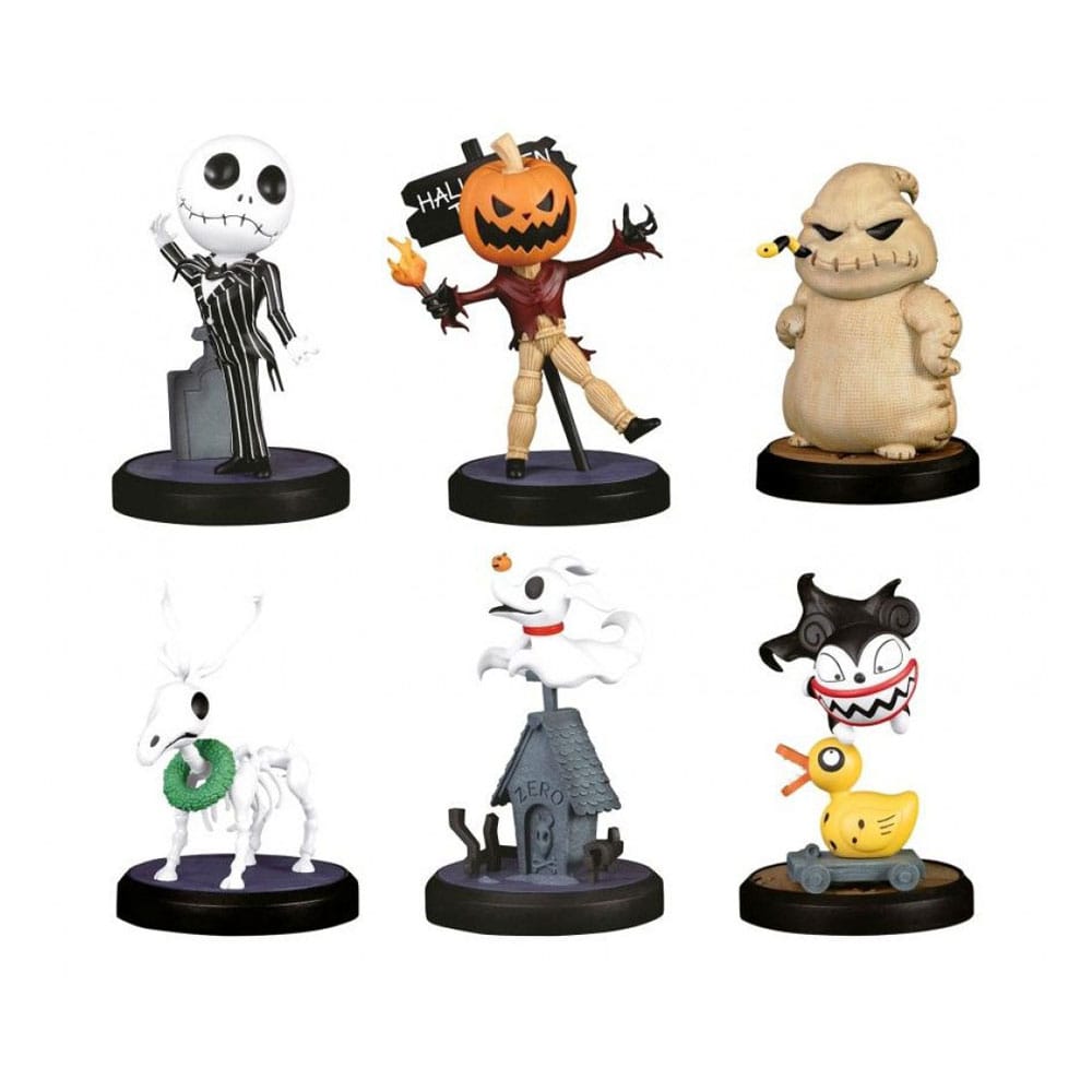 Nightmare Before Christmas Hero Doboz Classic Series Mini Figurák 8 cm Készlet (6)