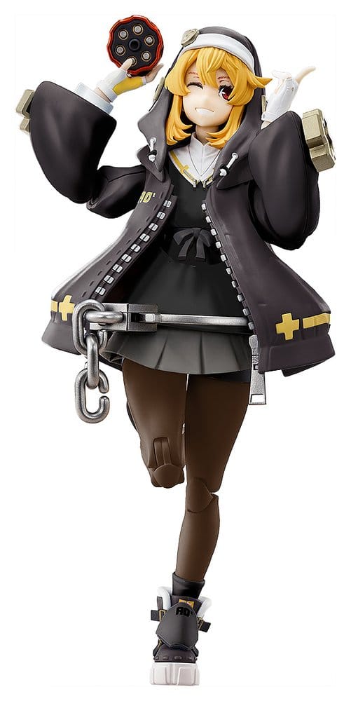 Guilty Gear Strive Plastic Modellkészlet Bridget Articulated Black Color Ver. 14 cm