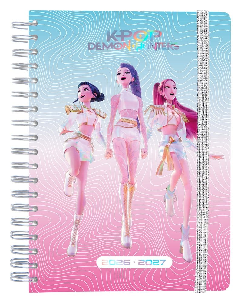 KPop Demon Hunters School Diary weekly planner 2026/2027 A5