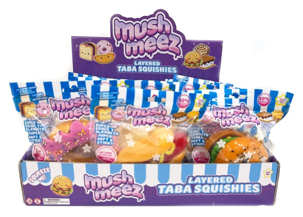 Mushmeez Squeeze Figurák Core Taba 18 cm  Készlet (24)