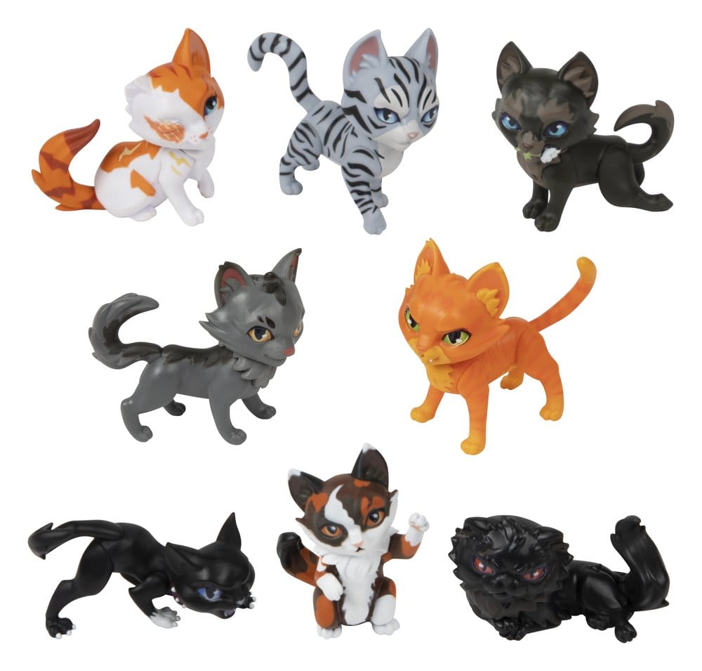 Warrior Cats Mini Figurák Blind Doboz Mystery Figurák Series 1 6 cm Készlet (12)