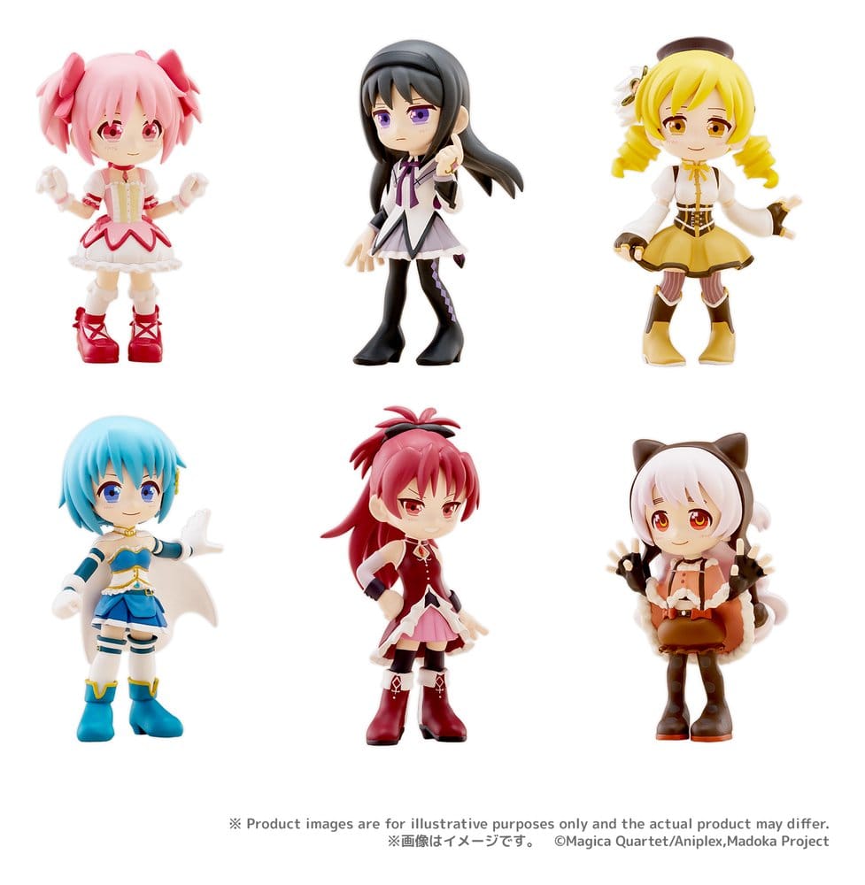 Puella Magi Madoka Magica PalVerse Kollekció PVC Figurák Doboz Ver. 9 cm Válogatás (6)
