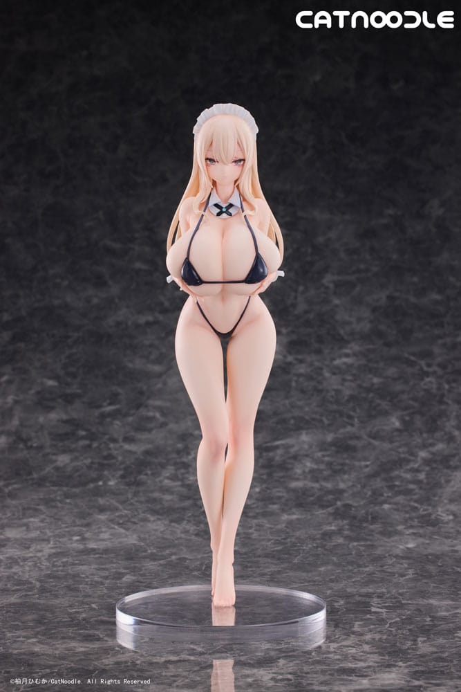 Original Character PVC Szobor 1/6 Dosukebe Bikini wo Kitekureru Juujun na Maid-san Illustration by Himuka Yuzuki 27 cm