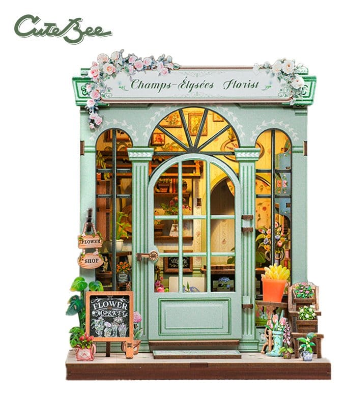 Miniatűr House Modellkészlet Champs-Élysées Florist 18 x 16 cm