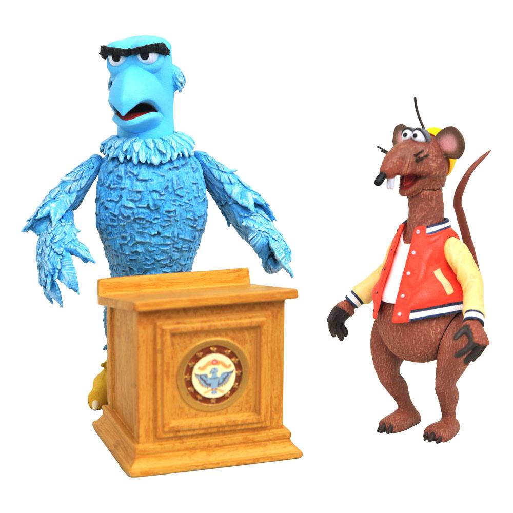 The Muppets Select Akciófigura 2-Csomag Sam the Eagle & Rizzo the Rat 13 cm
