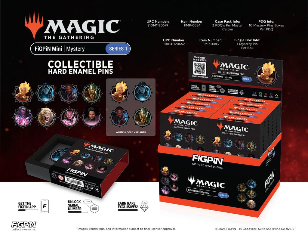 Magic the Gathering: Series 1 Blind Doboz Kitűző – 10 Piece CDU