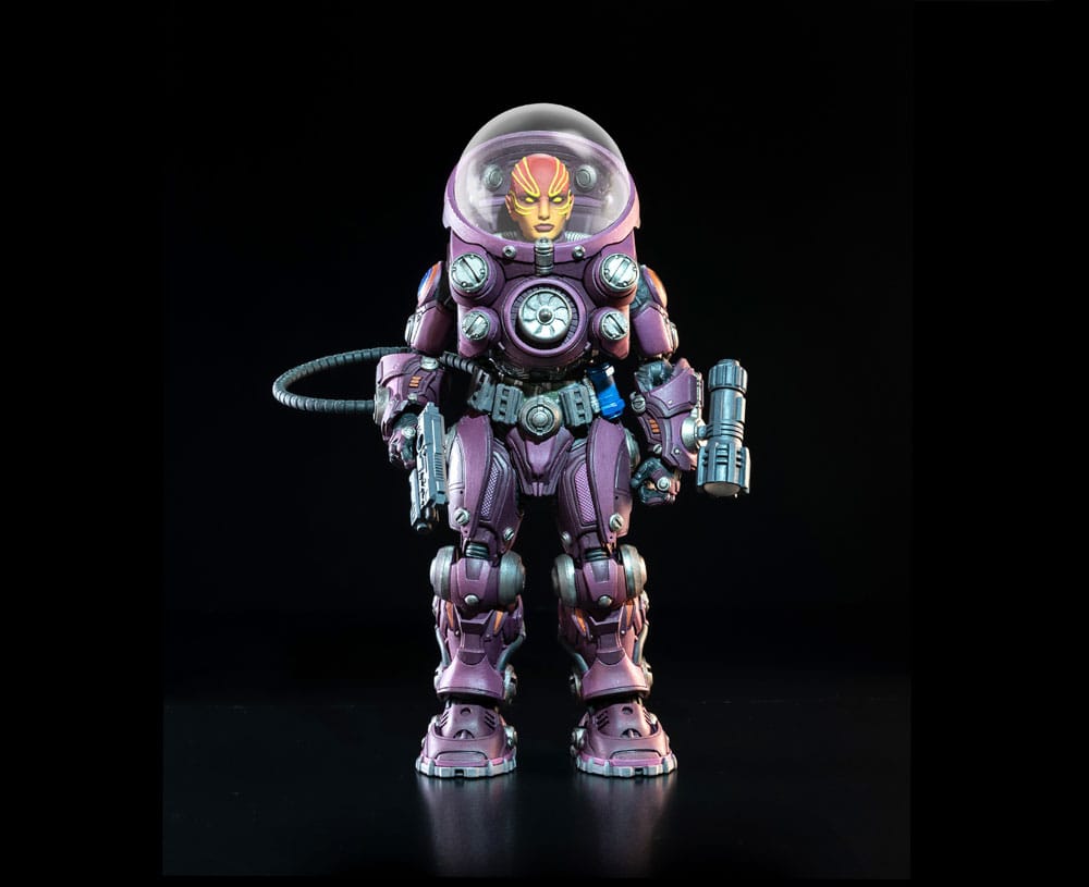 Cosmic Legions: OxKrewe Könyv One Thraxxon Actionfigur Uularia Speer (Deluxe)