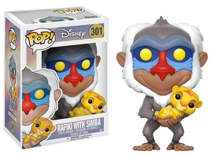 The Lion King POP! Disney Vinyl Figura Rafiki & Simba 9 cm