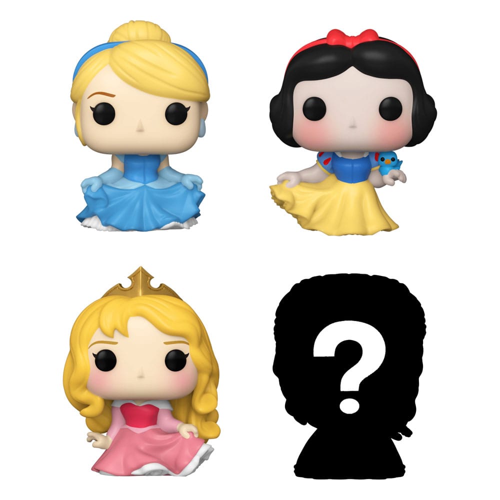 Disney Princesses Bitty POP! Vinyl Figura 4-es Csomag Cinderella 2,5 cm
