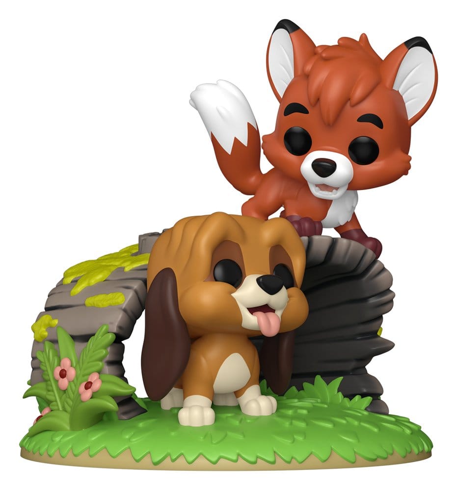 The Fox and the Hound POP Moments Vinyl Figurák Tod & Copper 9 cm