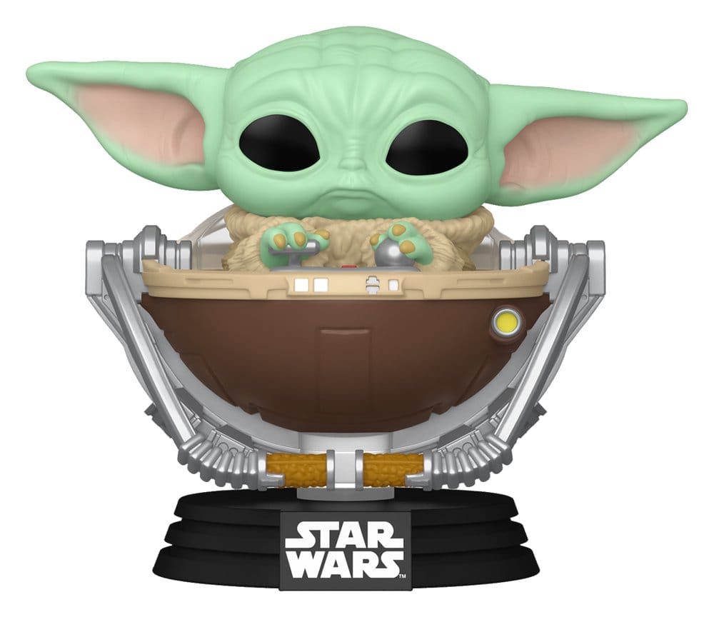 Star Wars: The Mandalorian and Grogu POP! Vinyl Bobblehead Figura Grogu in Pram 9 cm