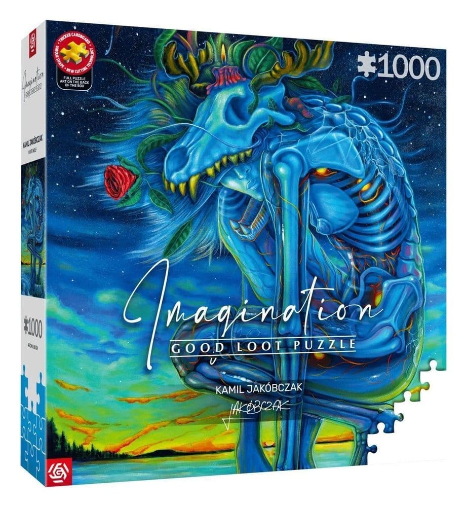 Imagination Series Puzzle Kamil Jakóbczak Bialy Wilk (1000 Darabos)