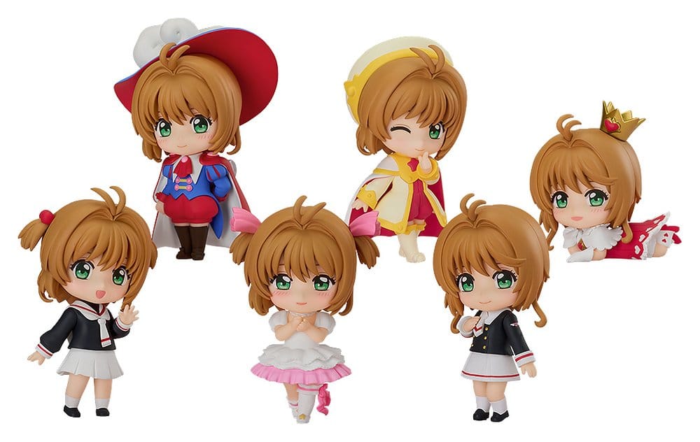 Cardcaptor Sakura: Clear Kártya Nendoroid Akciófigura Surprise Sakura Kinomoto Kollekció Válogatás (6) 7 cm