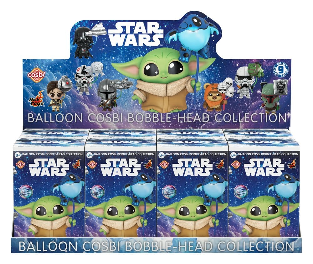 Star Wars Cosbi Mini Figurák Balloon 8 cm Blind Doboz Készlet (8)
