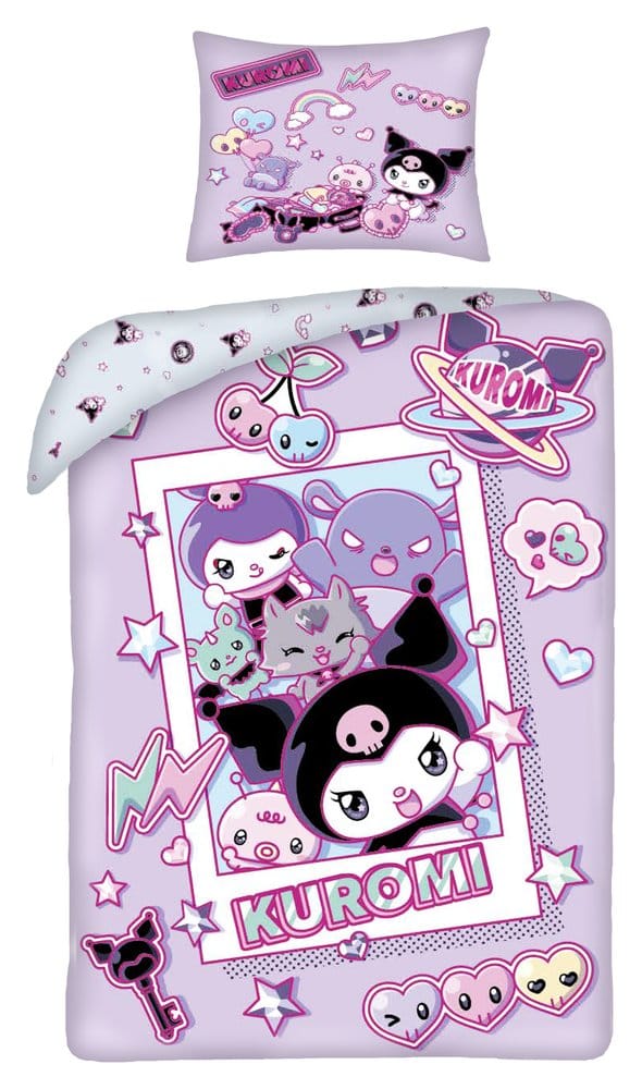 Sanrio Paplan Csomag Kuromi Ver. 2 140 x 200 cm / 70 x 90 cm