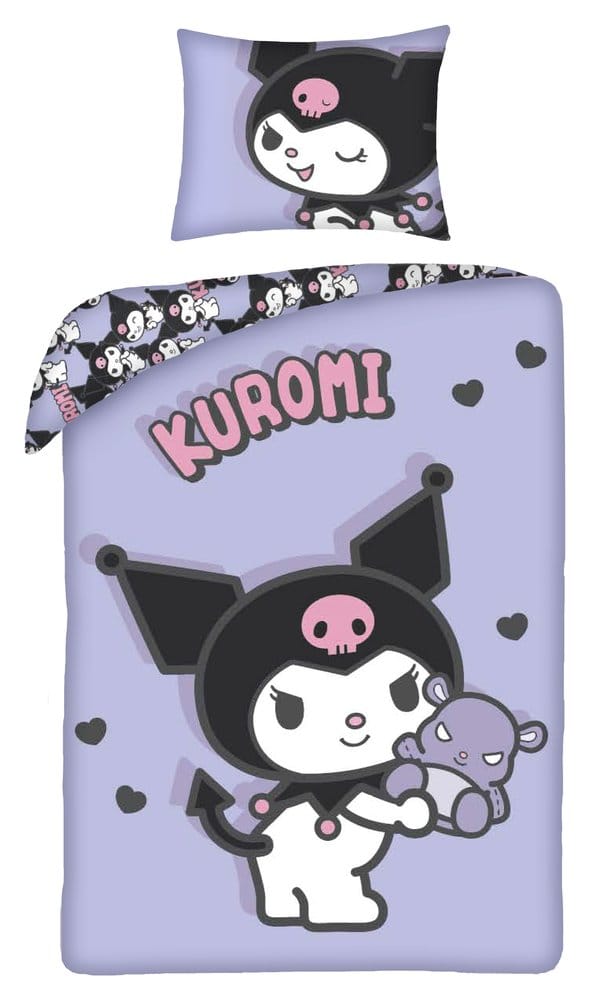 Sanrio Paplan Csomag Kuromi Ver. 1 140 x 200 cm / 70 x 90 cm