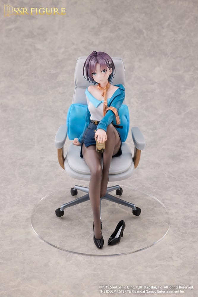Idolmaster Shiny Colors x Mahjong Soul SSR PVC Szobor 1/7 Asakura Tooru Leisurely Grace Ver. 21 cm