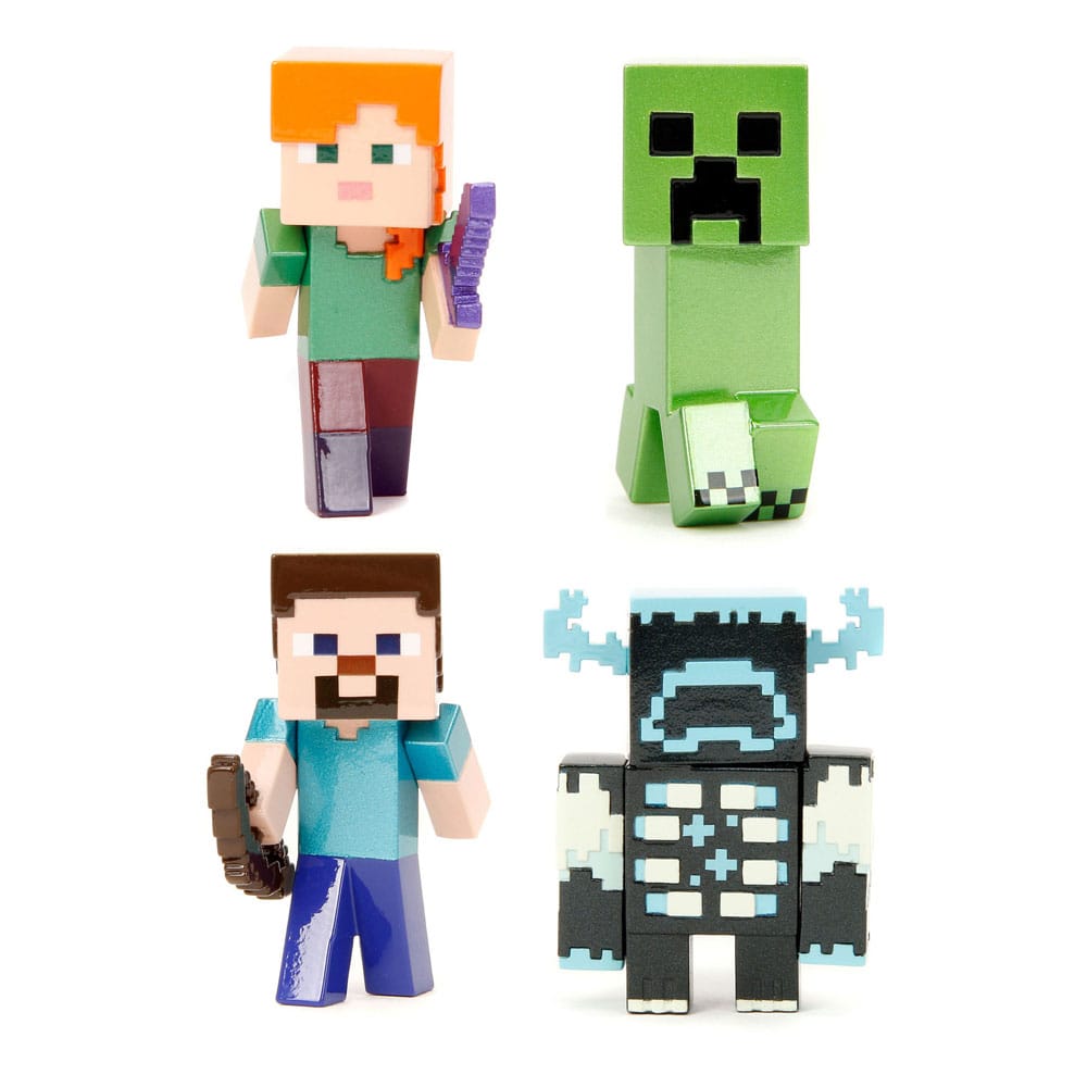 Minecraft Nano Metalfigs Diecast Mini Figurák 6 cm Válogatás (12)