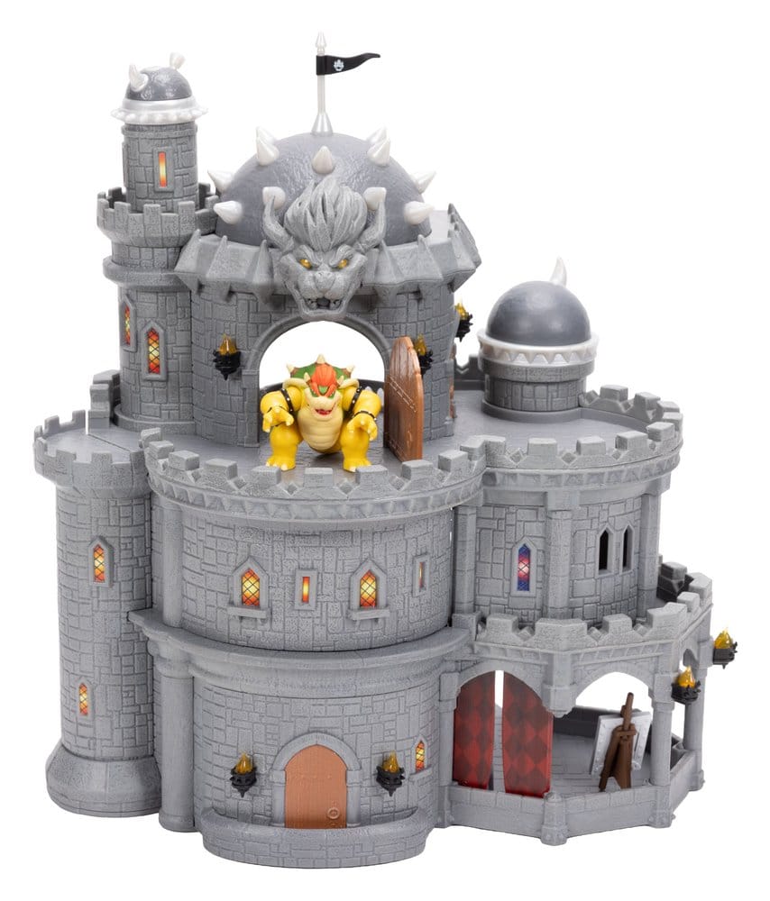 The Super Mario Galaxy Movie Deluxe Játékkészlet  1 Mini Figura Bowser Castle