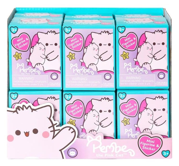 Pembe Mini Figura Blind Doboz Készlet 8 cm (12)