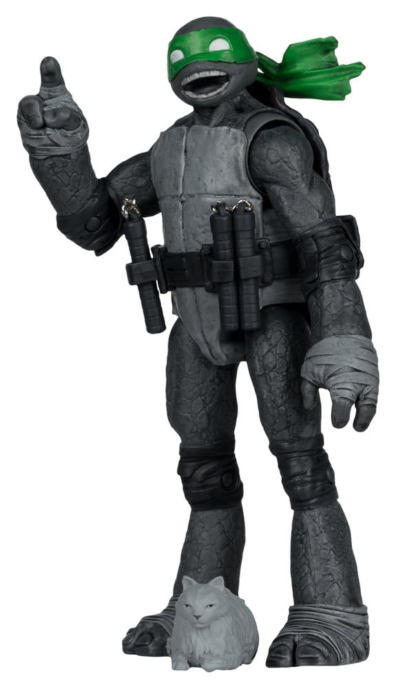 Teenage Mutant Ninja Turtles Page Punchers Akciófigura Michelangelo (Black White & Green) (Red Platinum Kiadás) 13 cm