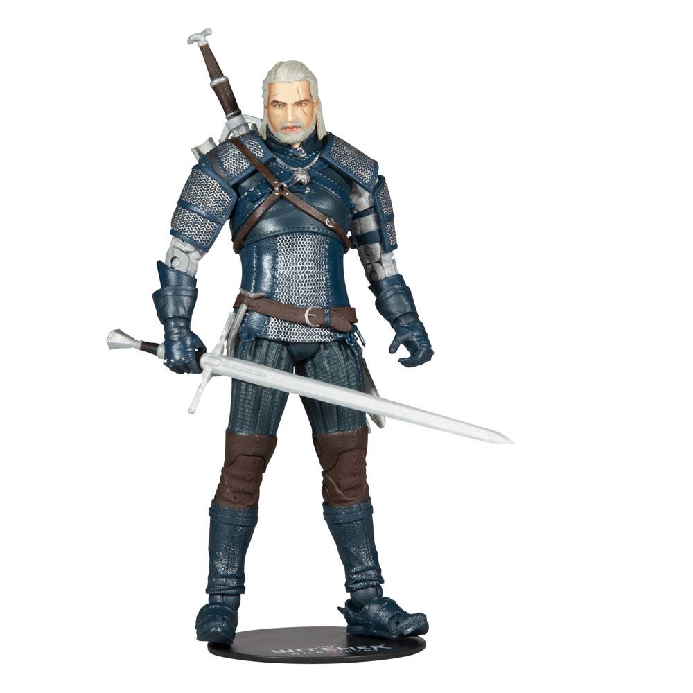 The Witcher Akciófigura Geralt of Rivia (Viper Armor: Teal Dye) 18 cm