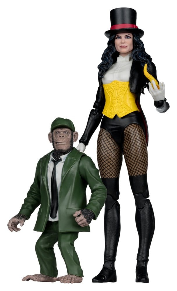 DC Multiverse McFarlane Akciófigura Zatanna  Detective Chimp Collector Kiadás #53 18 cm