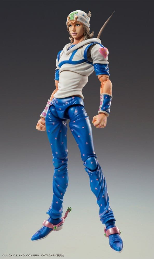 JoJo’s Bizarre Adventure Part 7: Steel Ball Run Super Chozokado Action Akciófigura Johnny Joestar 15 cm