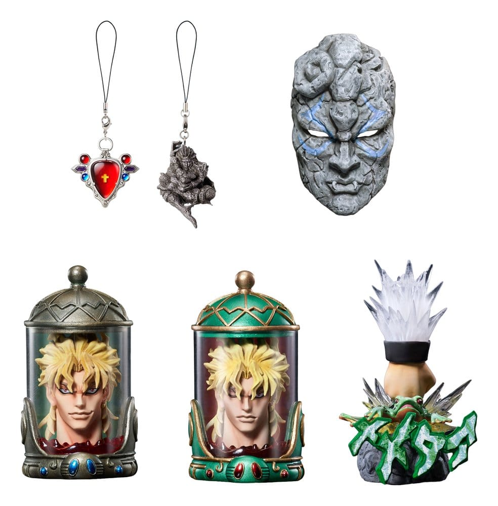 JoJo’s Bizarre Adventure Mini Figurák Csomag Super Strap Kollekció Blind Doboz (Rerelease) (6)
