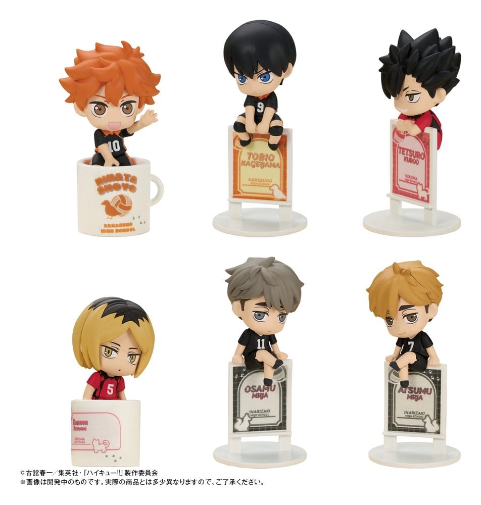 Haikyu!! Ochatomo Series Trading Figura 4 cm Blind Doboz Válogatás (6)