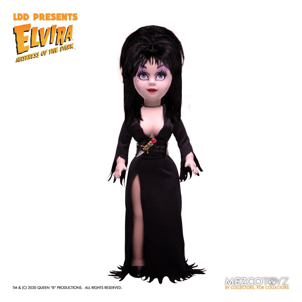 Elvira Mistress of the Dark Living Dead Dolls Baba Elvira 25 cm