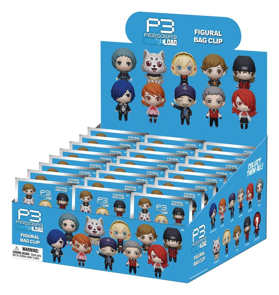Persona 3 3D Foam Táska Clips Series 1 Készlet (24)