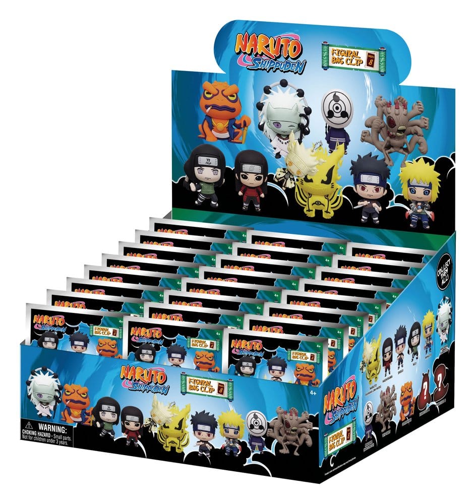 Naruto 3D Foam Táska Clips Series 8 Készlet (24)
