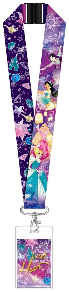 Disney Princess Deluxe Lanyard  Kártyatartó Lead  your heart