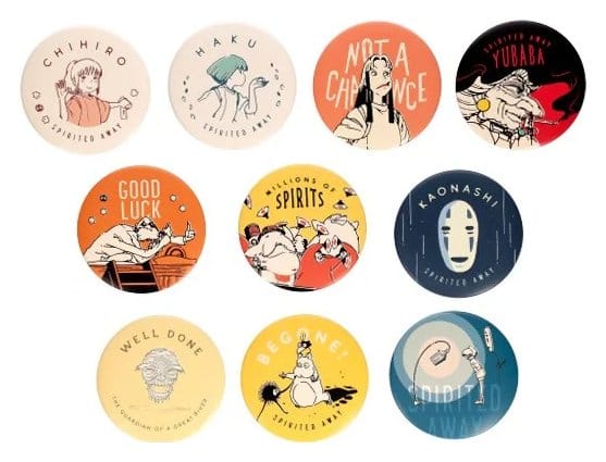 Spirited Away Pins Chihiro Évfordulós 6 cm Blind Doboz Válogatás (10)